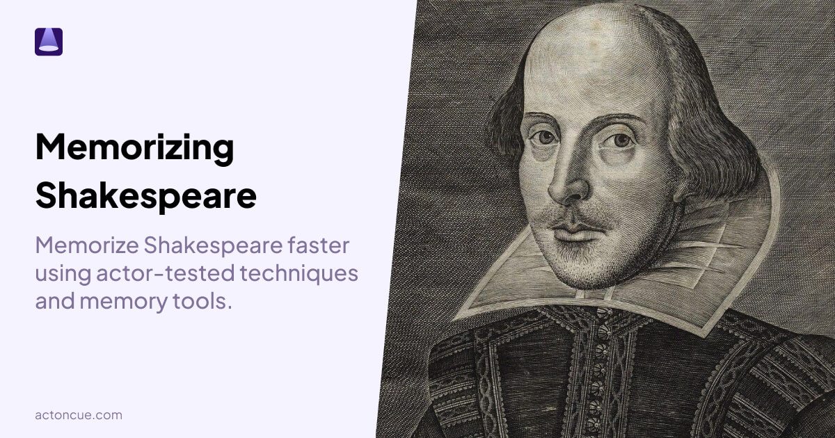 How to Memorize Shakespeare: A Practical Guide for Actors